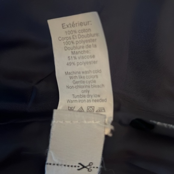 J. Crew Schoolboy cotton navy dotted women’s blazer size 12, polka dot - Picture 6 of 8